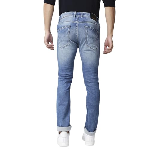 Image of Pepe Jeans Men's Mid Rise Vapour Slim Fit Mid Waist Jeans