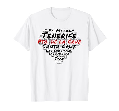 Tenerife Puerto de la Cruz Ciudades Regalo de cumpleaños Camiseta