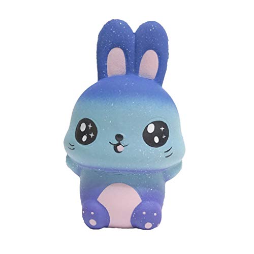 FILOL Squishy Stress Reliever Toys , Galaxy Bunny Rabbit Squishy Toys for Kids and Adults, Lovely Stress Relief Toy. (Z-2)