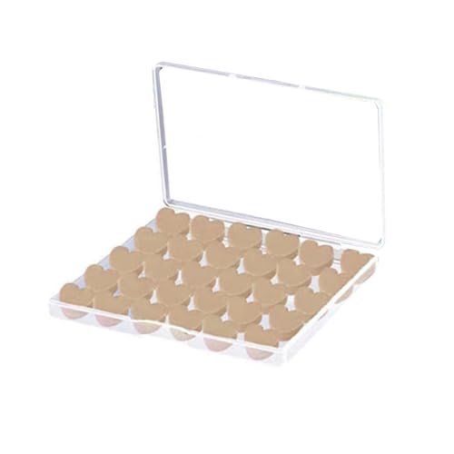 30ピースノイズリダクションシリコン耳栓ハート型の耳栓は、研究作業のためにキャンセルします飛行機旅行ブロッキング