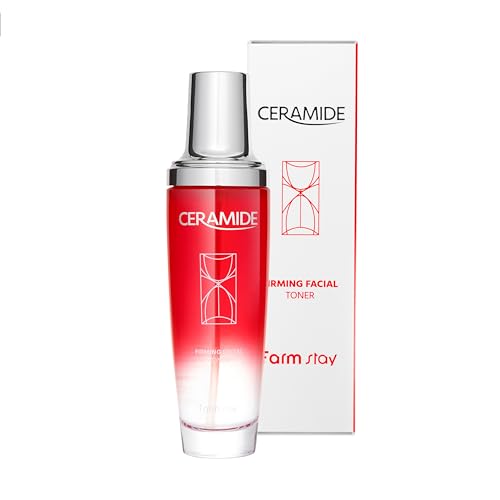 Straffendes Gesichtswasser mit Ceramiden 130 ml/Für trockene und dehydrierte Haut/Koreanische Skincare K-Beauty/FarmStay Ceramide Firming Facial Toner