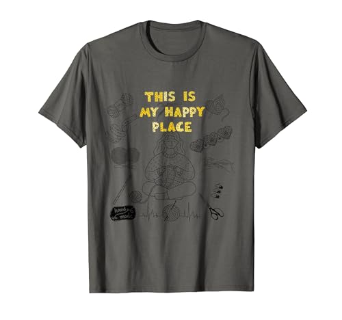 This Is My Happy Place Crochet T-Shirt