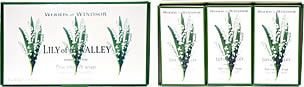 Woods of Windsor Lily of the Valley Soap Set, Box of 3 Soaps (60g each)