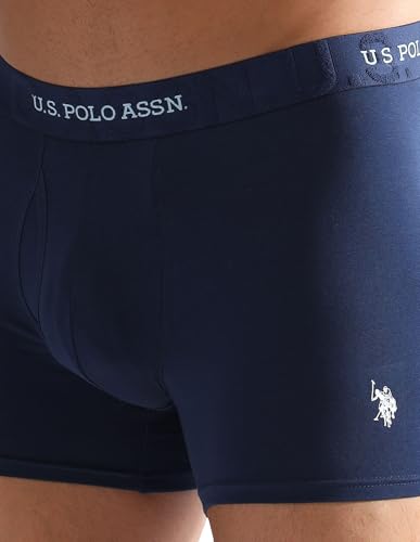 Image of U.S. Polo ASSN. Mens ET007 Anti Microbial Essential Long Underwear Trunk with Pouch Opening -Pack of 1