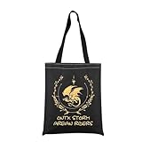 UJIMS Quest Squad トートバッグ FW クエスト スクワッド ブックイッシュ マーチ ドラゴン ライダー ギフト ファンタジーブック 恋人ギフト, Os1bag, モダン