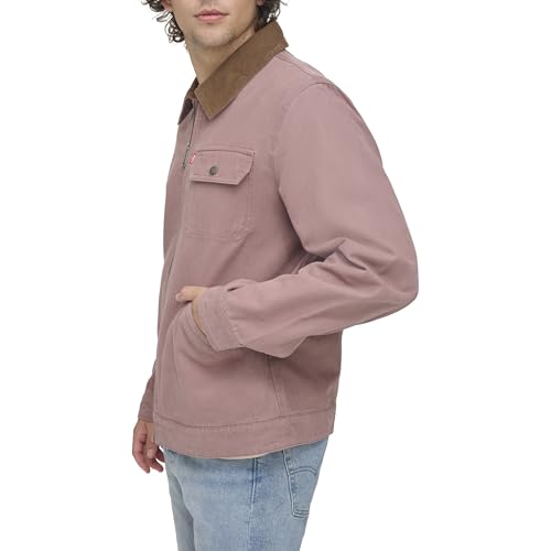 Image of Levi's Men's Workwear Cotton Canvas Corduroy Collar Depot Jacket