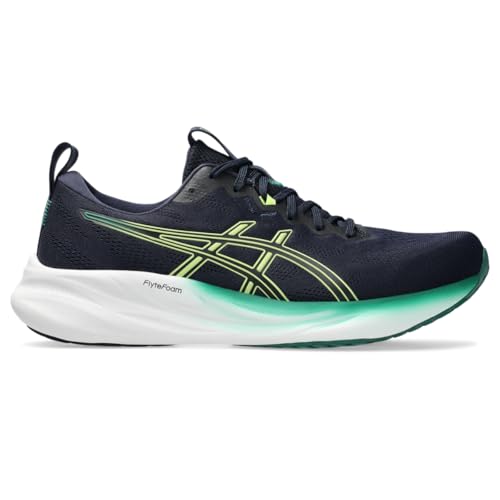 ASICS Sneaker Uomo Gel-Pulse 16, Mezzanotte/Giallo Lucido, 43.5 EU