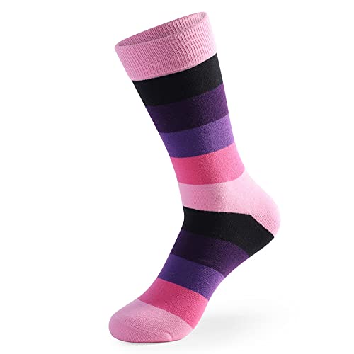 Men'S Sports Socks Men'S Long Striped Casual Large Size Stocking Set