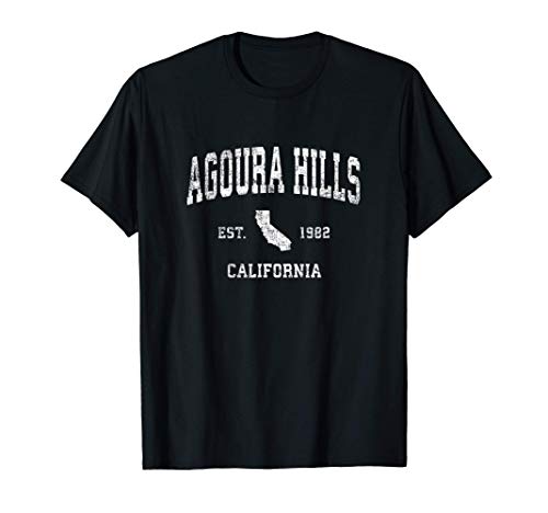 Agoura Hills California CA Vintage Athletic Sports Design T-Shirt Agoura Hills California CA Vintage Athletic Sports Design T-Shirt