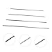 Toyvian Foosball Rod Replacement 4Pcs Table Soccer Game Handle Bars Metal Poles for Desk Football Machine Pole Accessory