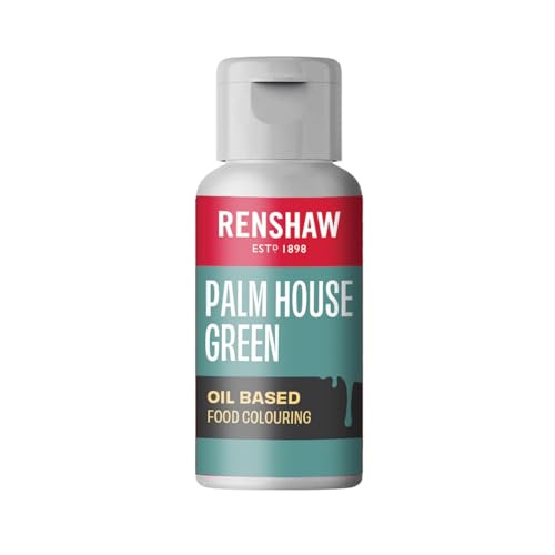 Renshaw Oil Based Food Colouring, Palm House Green, Perfect for Cakes and Decorations, 20 g (Pack of 1)