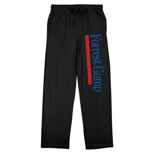 Bioworld Forrest Gump And That's All I Have To Say About That Men's Black Sleep Pants