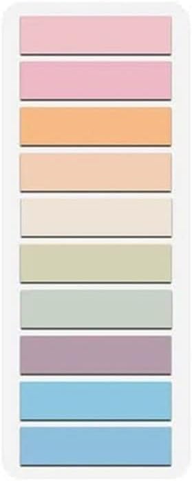 200 Pcs Sticky Index Tabs,Writable and Repositionable Book Flags Tabs Strip,Page Markers Notes Tabs Index Tabs for Page Marking Classify File,