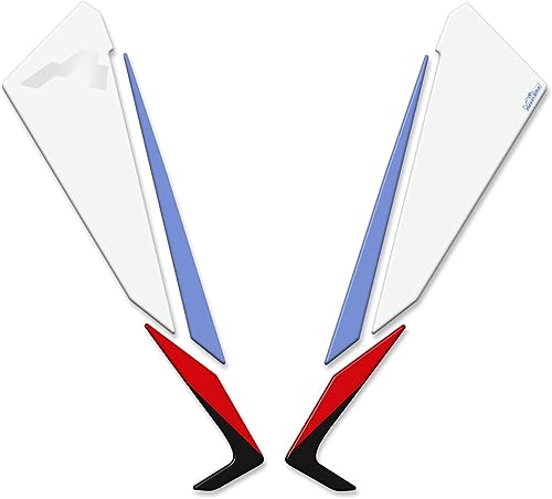 Resin Bike Adhesivos de Moto Compatibles con Honda Transalp XL 750 2023-2024. Protección Faro Frontal de Choques y Arañazos de Moto. Adhesivo 3D Resinado - Made in Italy