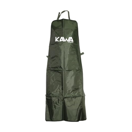Kawapower KW389 Tablier de Protection pour débroussailleuses, Vert foncé