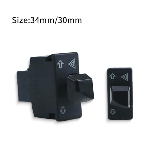 Botón de interruptor único de 34mm para solucionar luces de scooter GY6 3