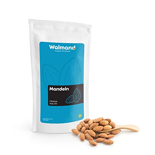Walmand Mandeln Ganz 1kg | Natur | Ungesalzen | Premium Qualität Cover