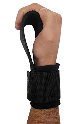 Strap Largo Garra Academia Luva Halter Hook Musculação