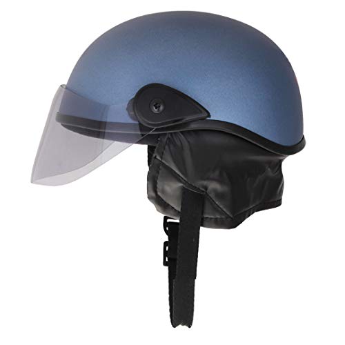 Image of Sage Square Multi-Purpose Half Helmet for Men, Women (Non-Motorized) (Metallic Blue Matte)