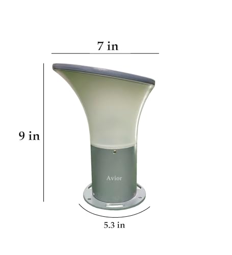 Image of Lyse Decor Gate Lamps for Outdoor, Modern Main Door Lights for Entrance, gate Lights, Garden Waterproof Lamps for Outdoor (Pack of 1)