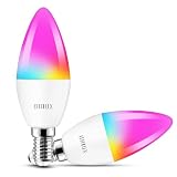 OHLUX E12 Smart Candelabra Bulbs 2-Pack