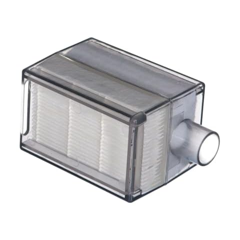 Extended Life Bacteria Filter Compatible with DeVilbiss, Nidek Nuvo 8, Oxygen Bacteria & HEPA Filters, SeQual Cover