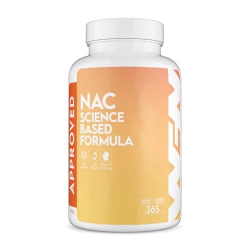 WFN NAC 800 mg Cápsulas, 365 Uds., Veganas