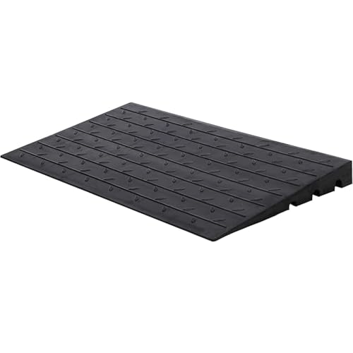 ✅ 10 Best Heavy Duty Mobility Scooter 5 GOUZIBHD Rubber Threshold Ramp, Wheelchair Ramp, Portable Ramp, Car Ramp, Anti-Slip Step Ramp, Curb Ramp,Heavy Duty Loading Ramp - for Car Wheelchair Scooter Lawn Mower(Size:106x60x10cm)