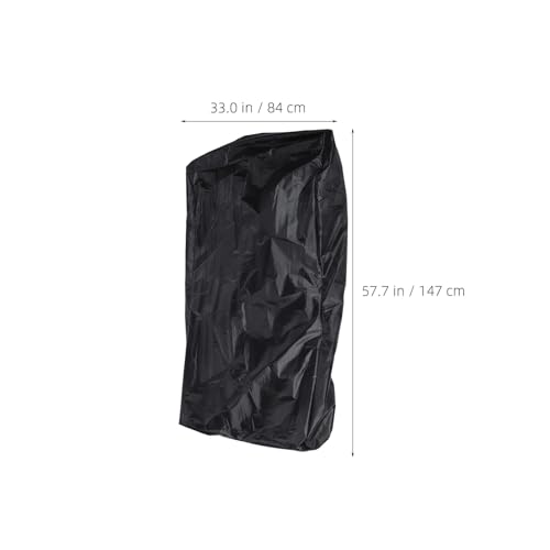 Housse de protection pour souffleur portable en polyester noir d'hiver