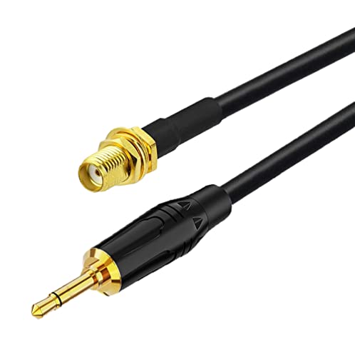 Câble SMA femelle vers mono 3,5 mm pour brancher une antenne externe sur un récepteur portable