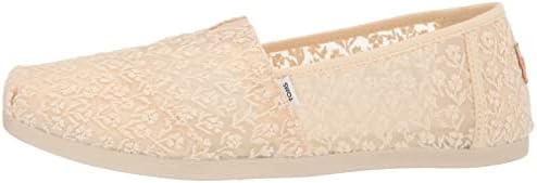 TOMS Women's Alpargata CloudBound Loafer Flat, Natural Posy Lace, 9 | Image 7