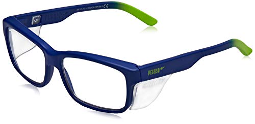 Pegaso 125.010 - Gafas contra impactó con lentes pre graduadas, Azul y verde, +1.0