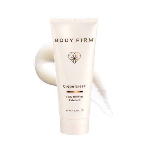 Body Firm Crepe Erase Advanced Smoothing Pre-Treatment, Aha Bha Exfoliant With Vitamin E and Squalane for Crepey Skin, Anti Aging Pre-Exfoliator for Face & Body, Gentle Skin Care for Women, 10 FL Oz
