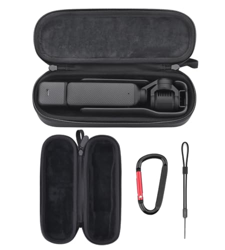 UKATOF DJI Pocket 3Ή[P[Xp ϖՐϐkhnfBP[X NC~OobN&Xg[vtیP[X (ubN)