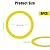 6pcs Flush Valve Seal for Kohler, Silicone Canister Flush Valve Seal Leak-Proof Toilet Tank Gasket Replacement Compatible with Kohler K-GP1059291 Easy to Install (Yellow)