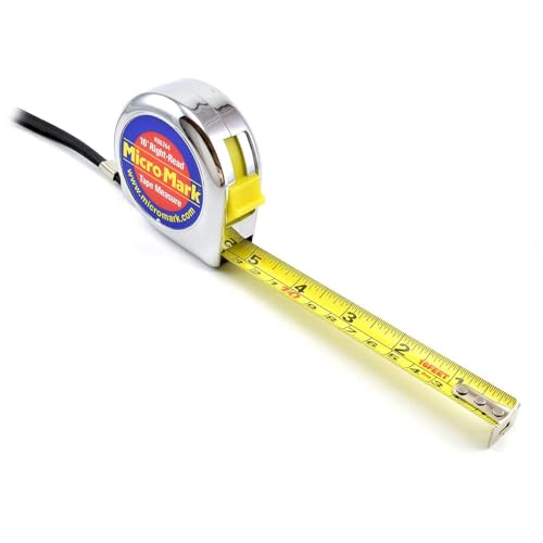 Micro-Mark Right-Read Tape Measure, 16 Feet