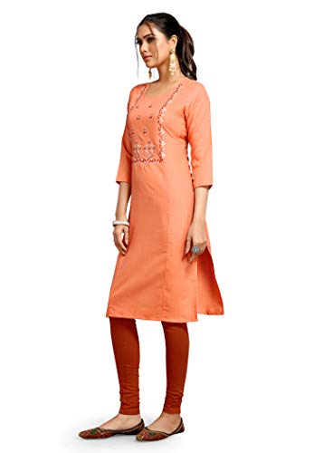 Image of Shiv Textiles Women's Cotton Regular Fashion Kurti