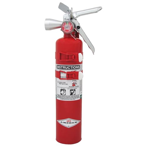 Amerex B385TS 2.5 lbs Halotron I Fire Extinguisher with Aviation Bracket