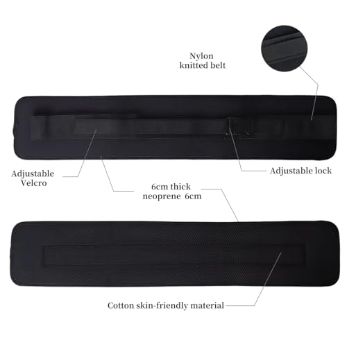 MUNSKT Rückenstützgürtel mit 1 Paar Armbändern, Gewichthebergürtel, verstellbar, Widerstand, Gürtel mit zusätzlicher Polsterung für Kettlebells Calisthenics Training