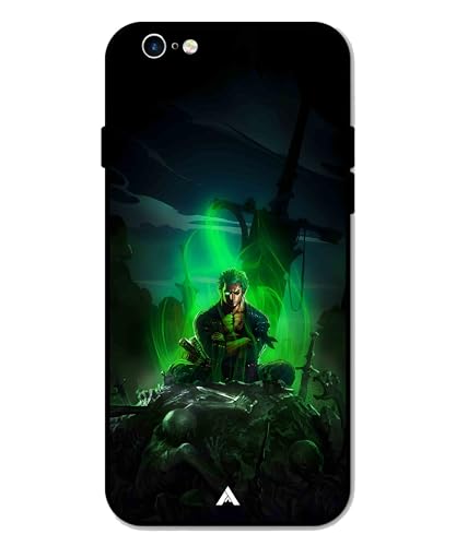 Image of Premium Anime 1 Case for iPhone 6 Plus (Glossy Finish) Soft-Touch Metal TPU Back Cover, Shockproof, Designer, Aesthetic Mobile Phone Case