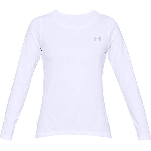 Image of Under Armour Women's Polyester Solid HG Armour Long Sleeve | 1328966-001