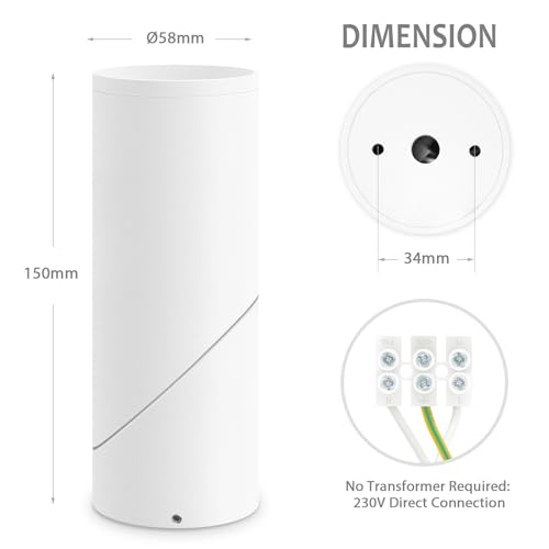 Spot de Plafond Orientable KYOTECH en Aluminium Blanc GU10 - 5