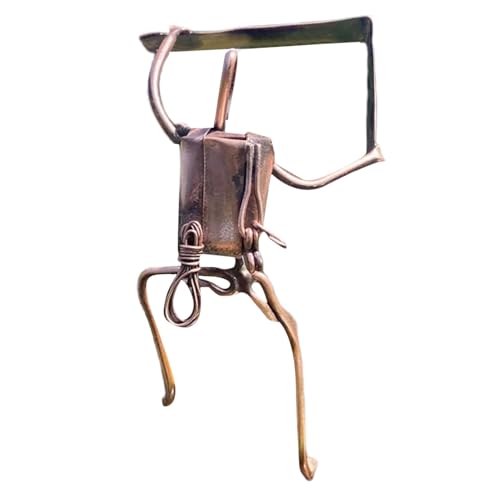 Anloximt Figuras de hierro forjado,Figura de estatuilla de hierro - Personajes forjados | Decoración de la barra del club...