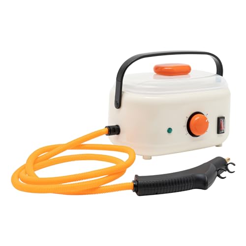 BANLICALI Steam Cleaner, 2500W Handheld Home Steam Cleaner with Cleaner Kit and 1.5L Water Tank, Multipurpose High-Pressure Steam Cleaner for Grout and Tile White 110V ? 100?/212°F