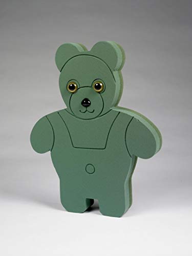 Standing Teddy Bear Funeral Tribute Oasis Frame