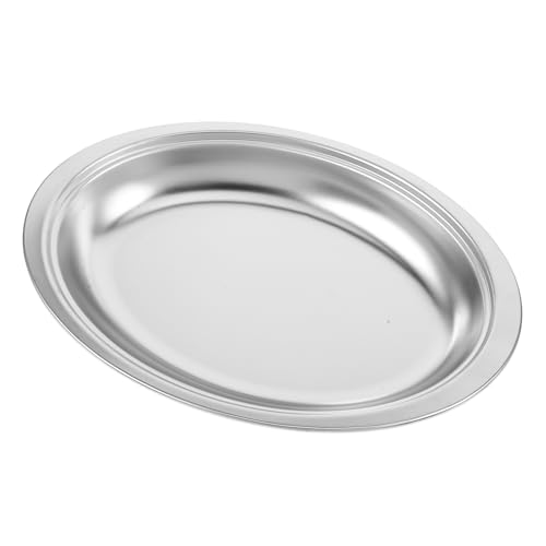 TOPPERFUN Inoxidable Servir Comida Cocción Aperitivos Hogar y Restaurantes Superficie Lisa Limpiar