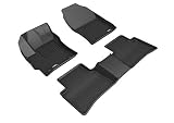 3D MAXpider Custom Fit KAGU Floor Mat (BLACK) Compatible with TOYOTA COROLLA SEDAN 2020-2023 - Full
