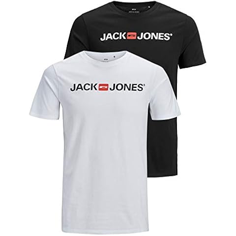 JACK & JONES Men's Regular Fit Logo T-Shirt Pack Cover