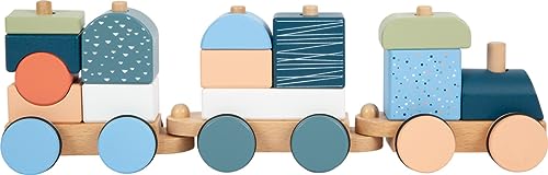 Small Foot Wooden Train Arctic made of FSC® 100%-certified wood, stacking & insert game for ages 1+ yrs, 12449 - Image 3