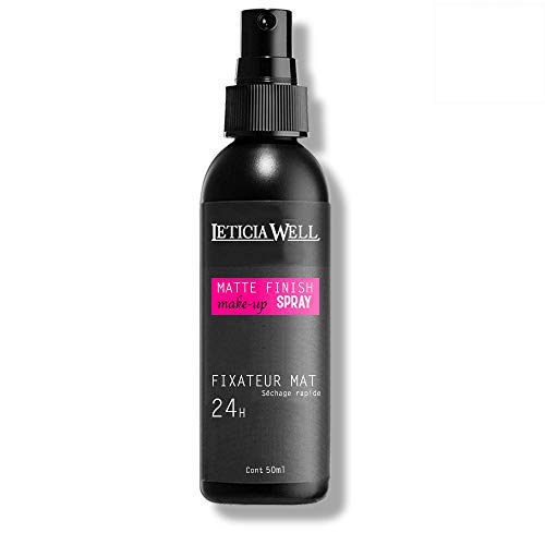 Leticia Well - Fijador de maquillaje en spray mate de larga duración